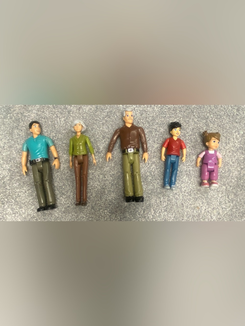 five Beverly Hills Doll Collection Sweet Li'l Family action figures